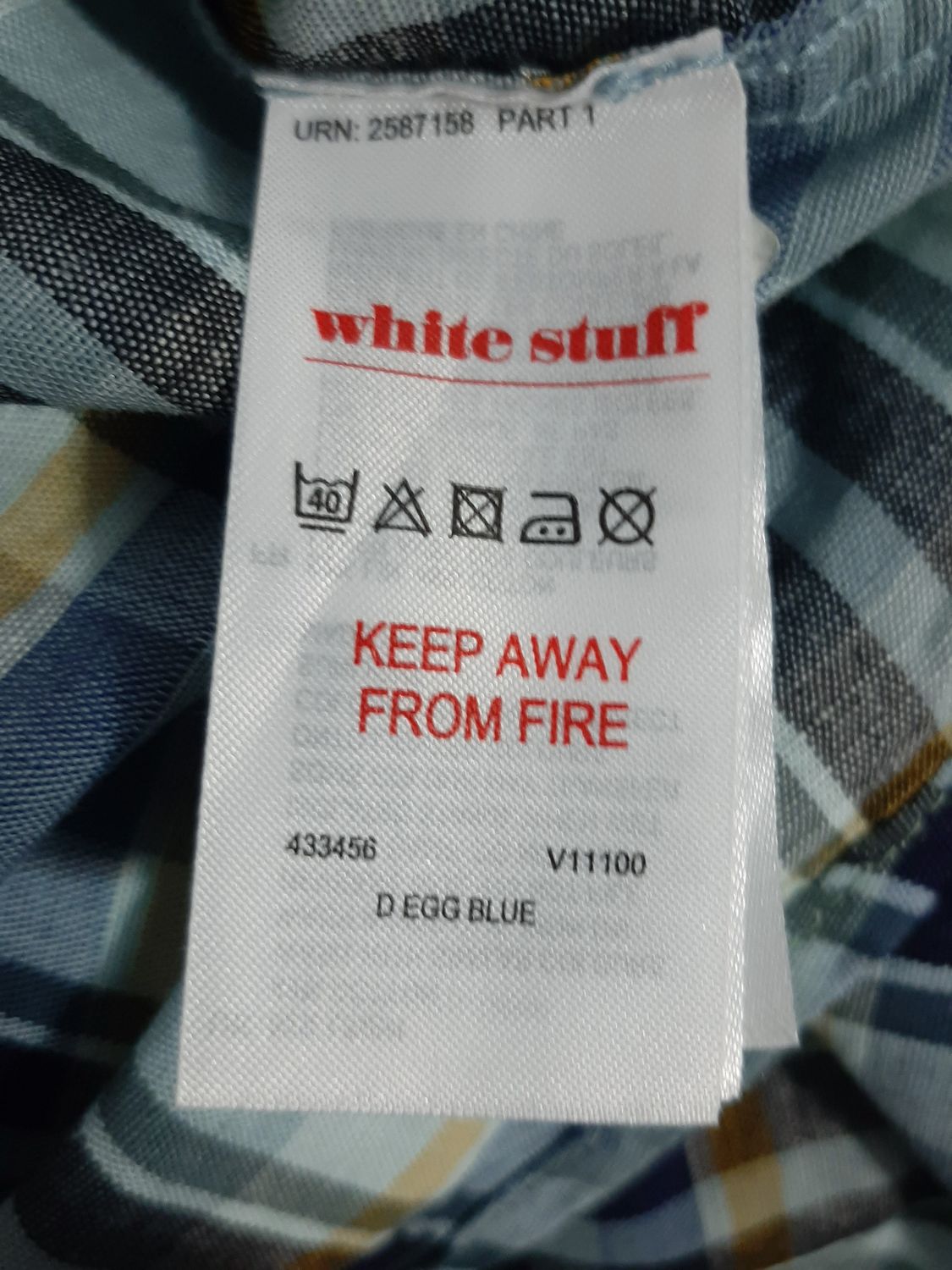 KOSZULA MĘSKA Z LNEM  WHITE STUFF