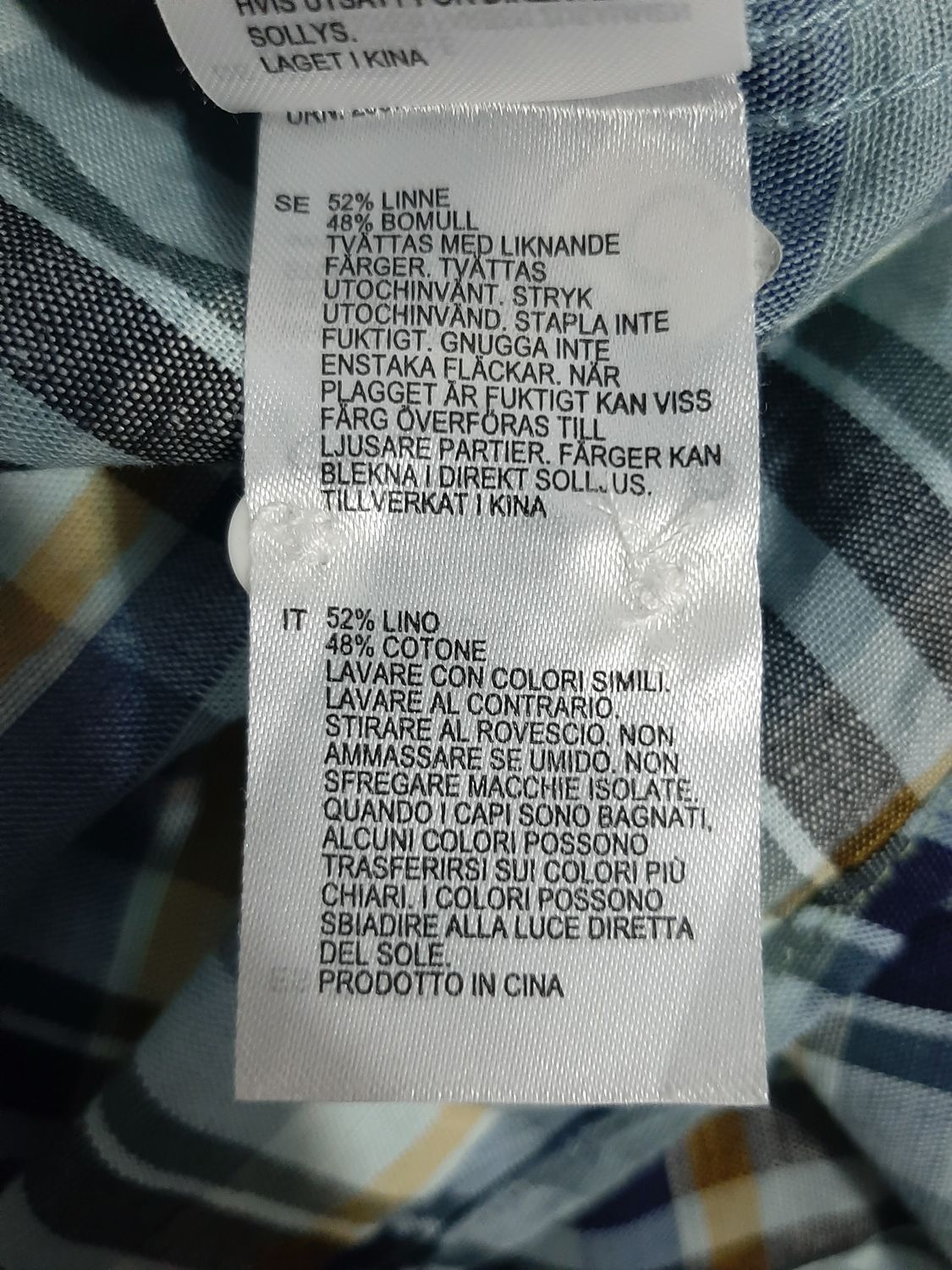 KOSZULA MĘSKA Z LNEM  WHITE STUFF