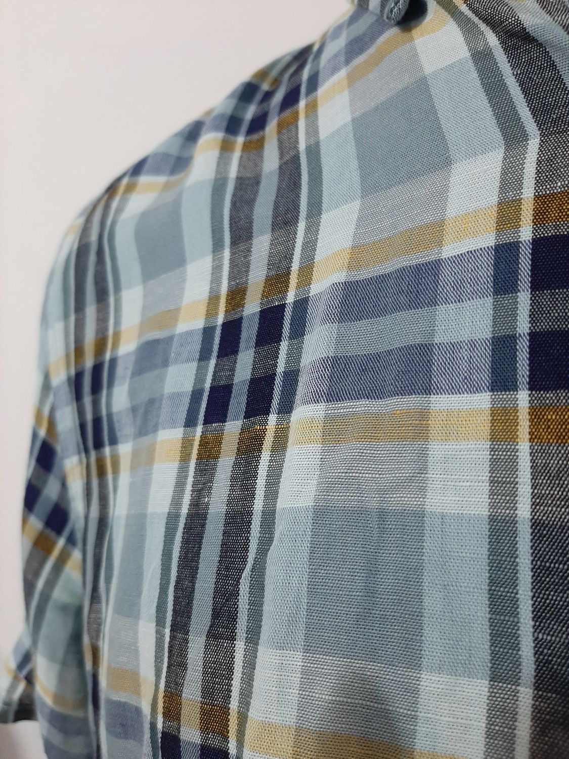 KOSZULA MĘSKA Z LNEM  WHITE STUFF