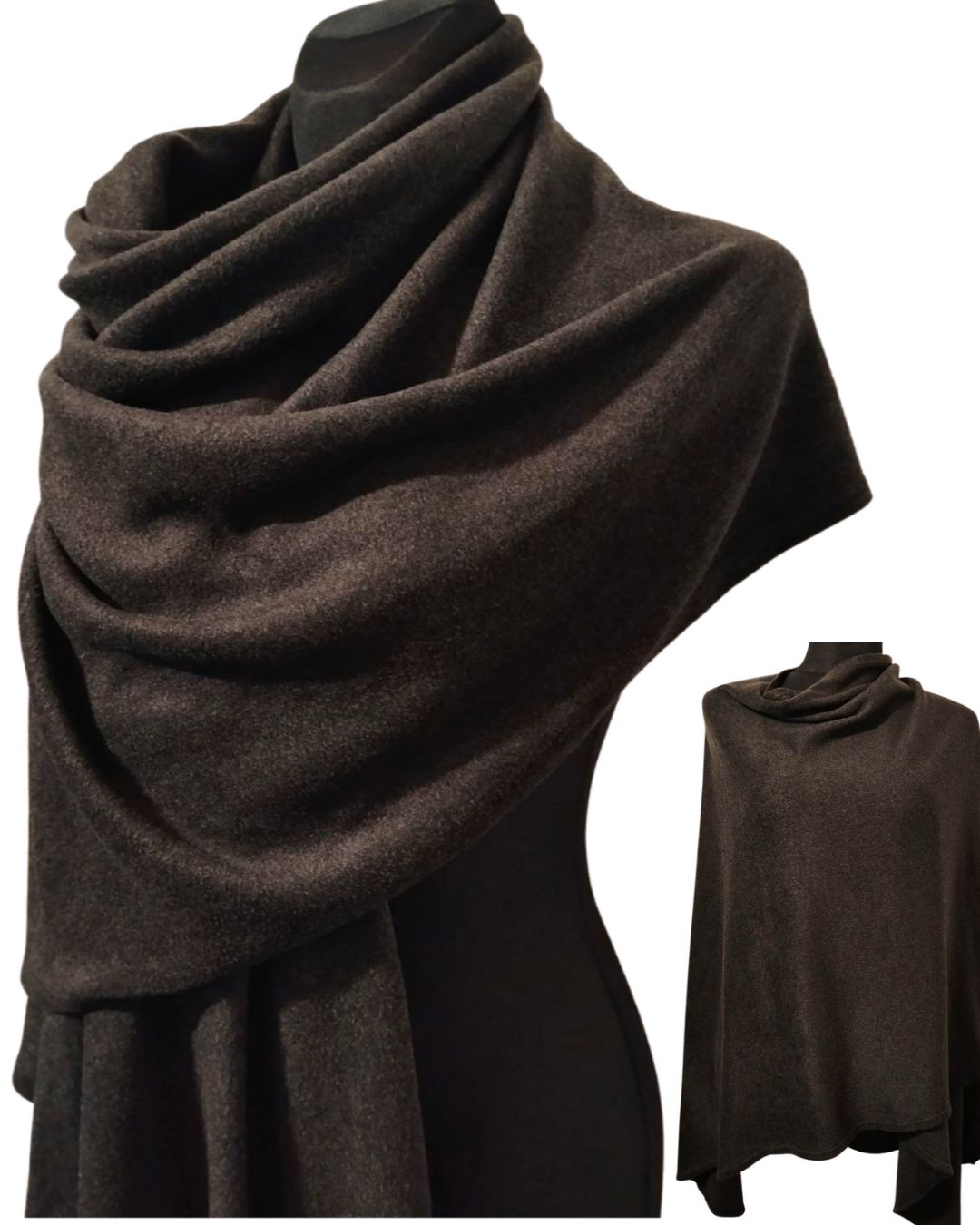 SWETER DAMSKI NARZUTKA PAREO PONCZO