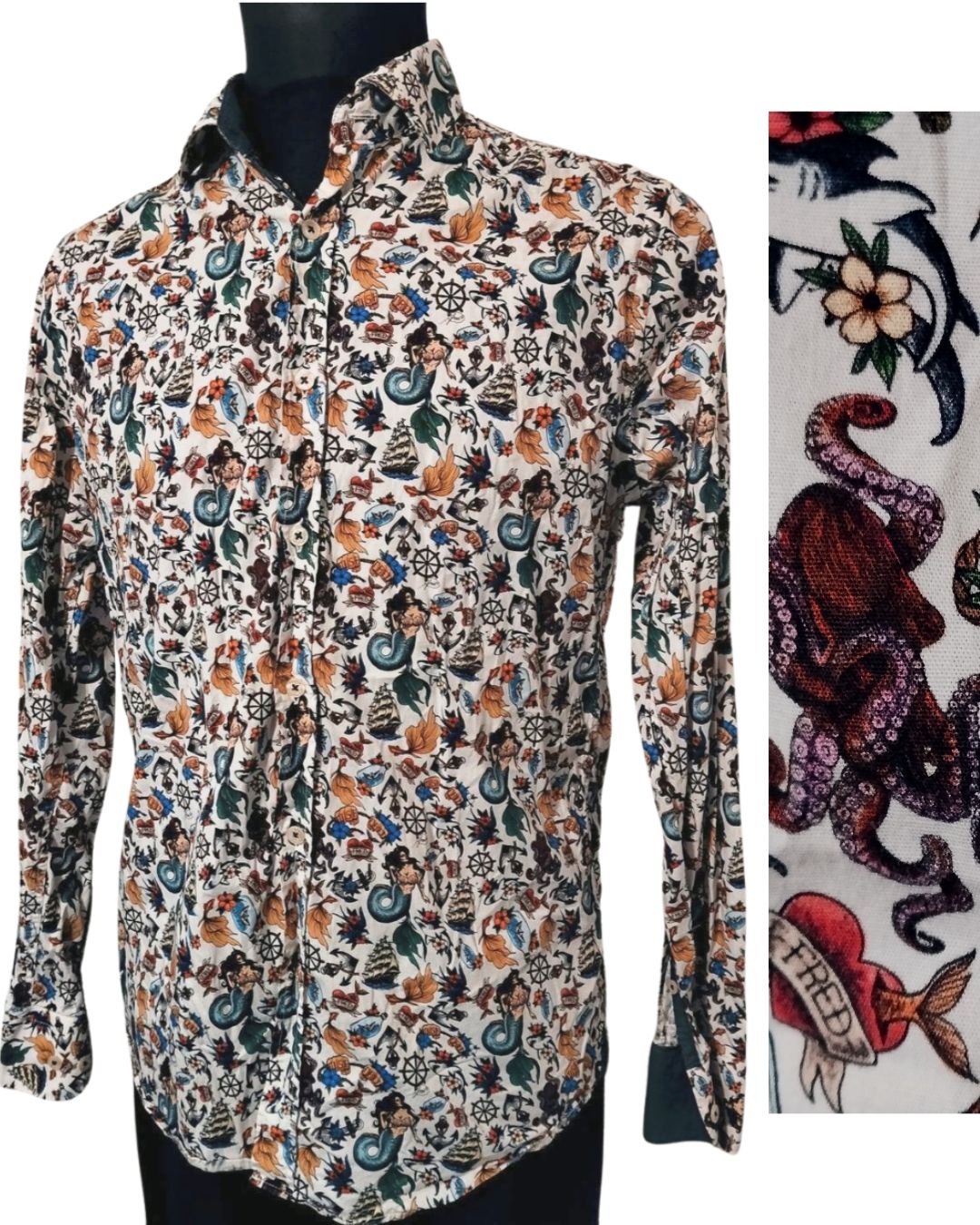 KOSZULA MĘSKA   -A FISH NAMED FRED-