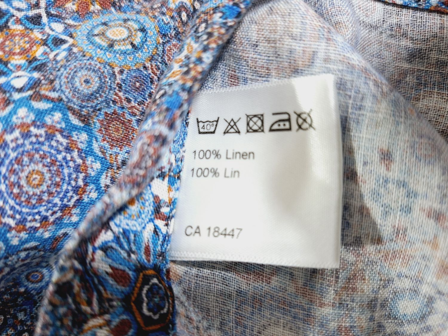 KOSZULA MĘSKA LNIANA