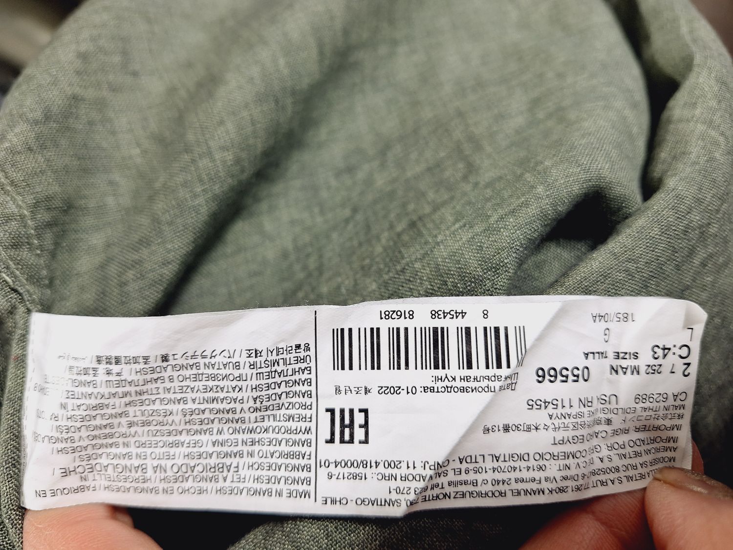 KOSZULA MĘSKA LNIANA    MNG