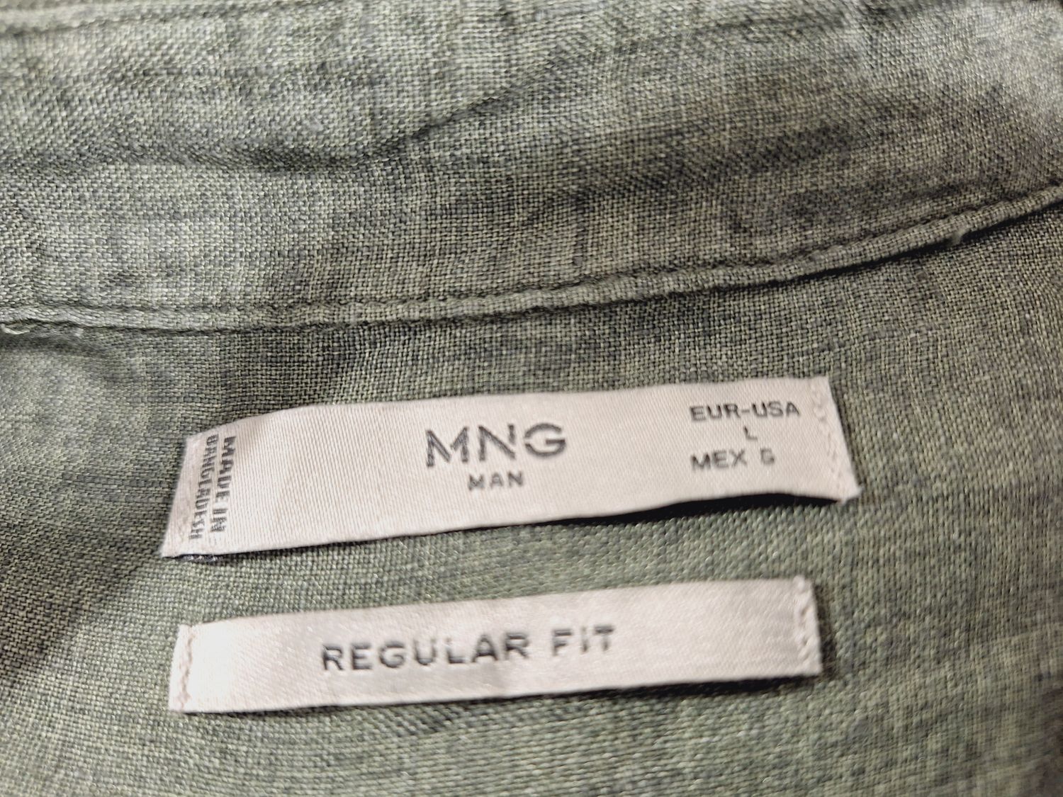 KOSZULA MĘSKA LNIANA    MNG