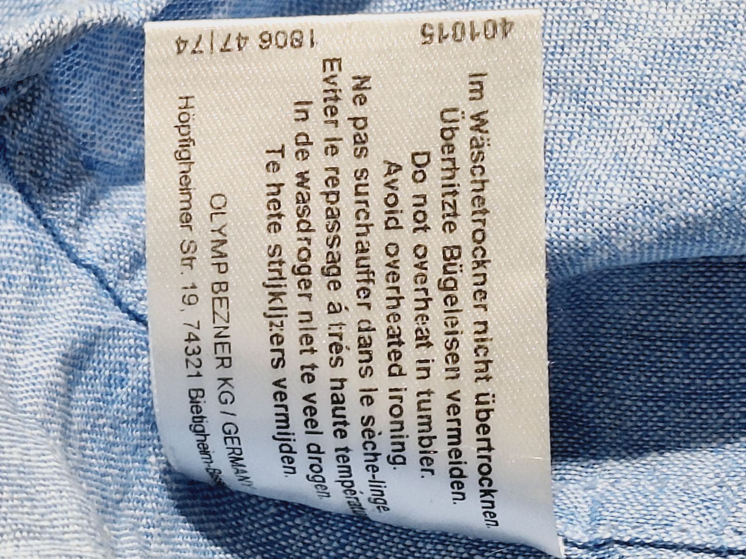 KOSZULA LNIANA  OLYMP