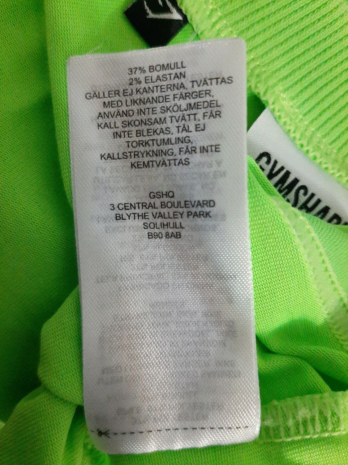 KOSZULKA TOP  GYMSHARK