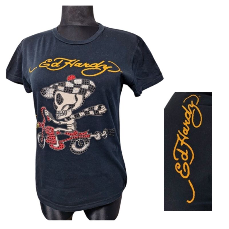 T-SHIRT DAMSKI  ED HARDY by CHRISTIAN AUDIGER  002