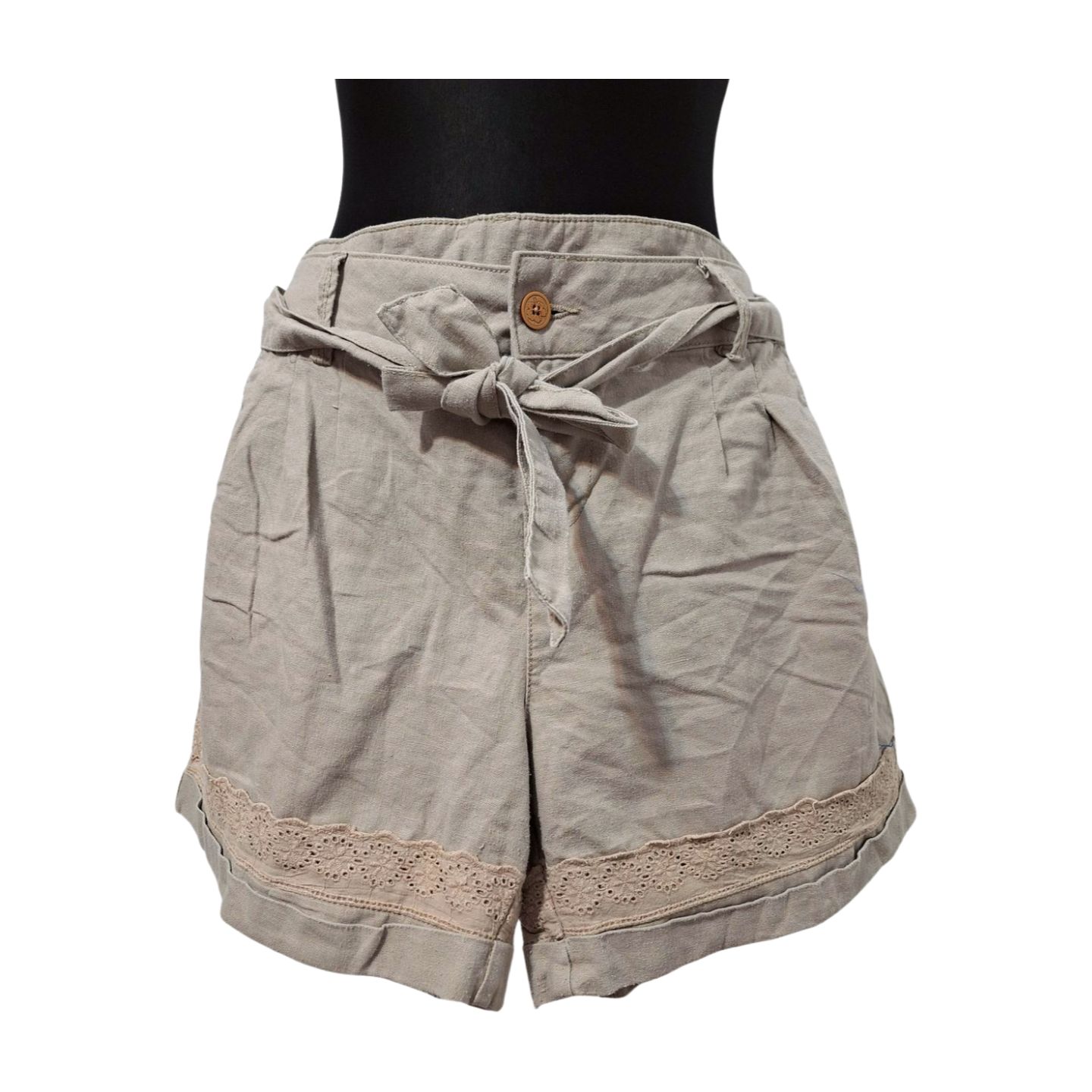 SPODENKI KRÓTKIE LNIANE