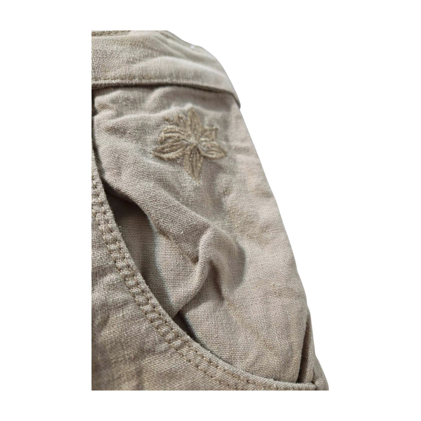 SPODENKI KRÓTKIE LNIANE