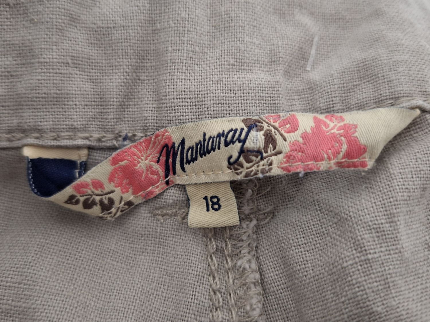 SPODENKI KRÓTKIE LNIANE