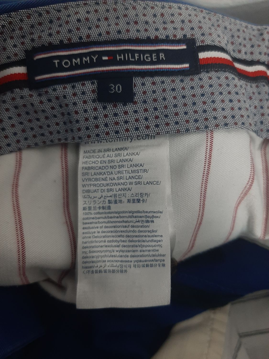 SPODENKI KRÓTKIE TOMMY HILFIGER    025