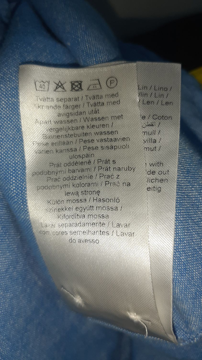 KOSZULA CASUALOWA LNIANA