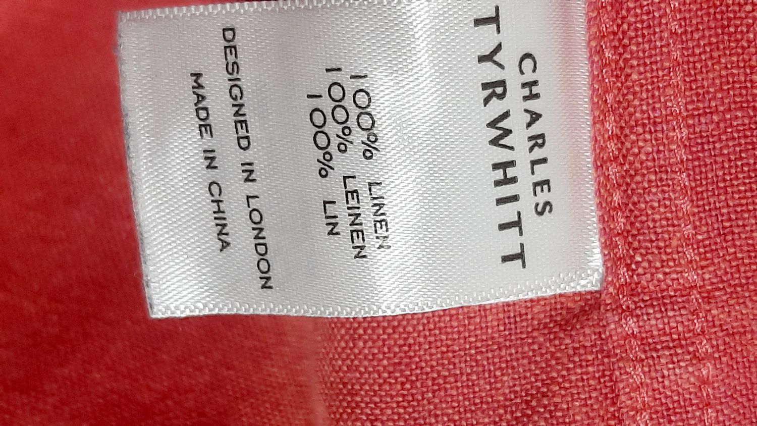 KOSZULA 100%LEN  CHERLES TYRWHITT   058