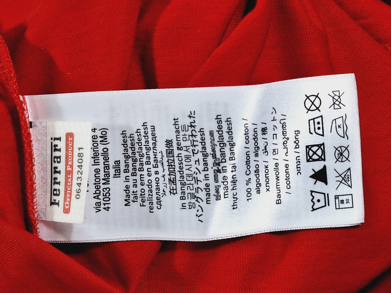 T-shirt Ferrari