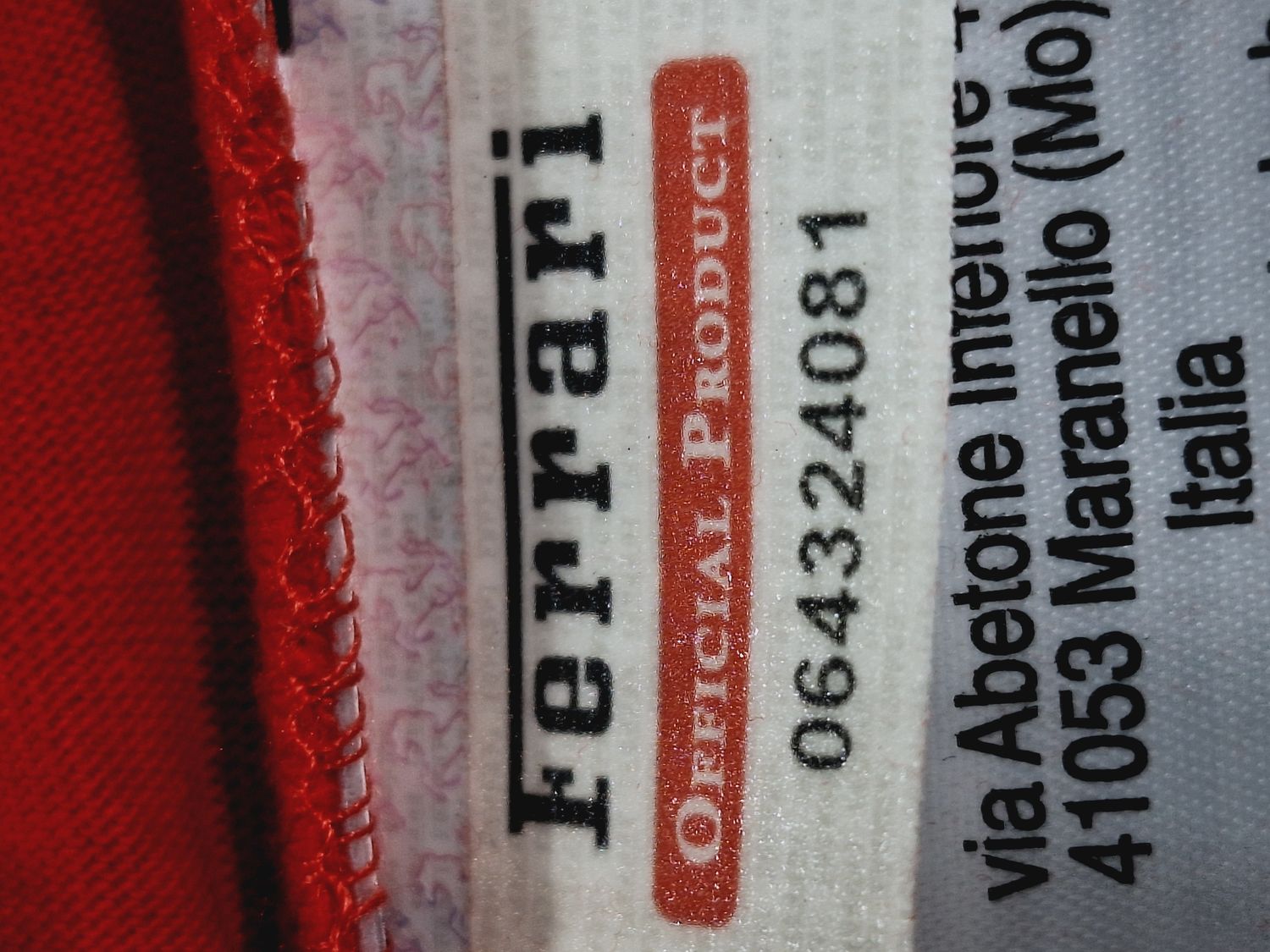 T-shirt Ferrari