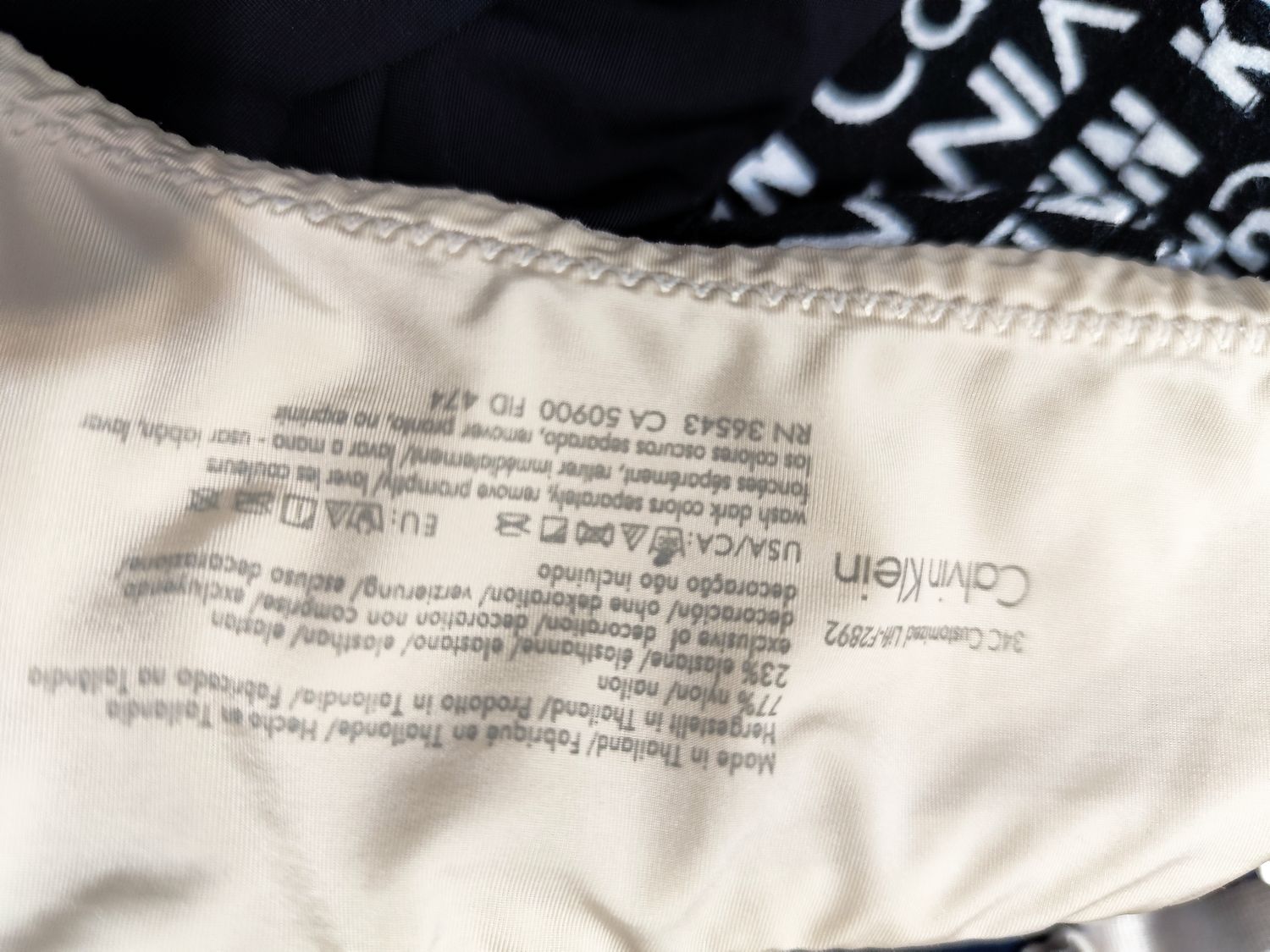 Biustonosz Calvin Klein
