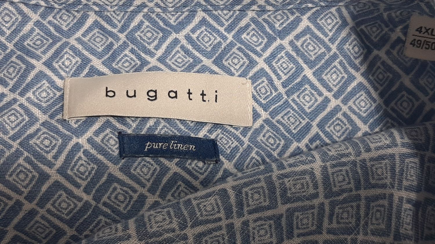 KOSZULA MĘSKA LNIANA    BUGATTI