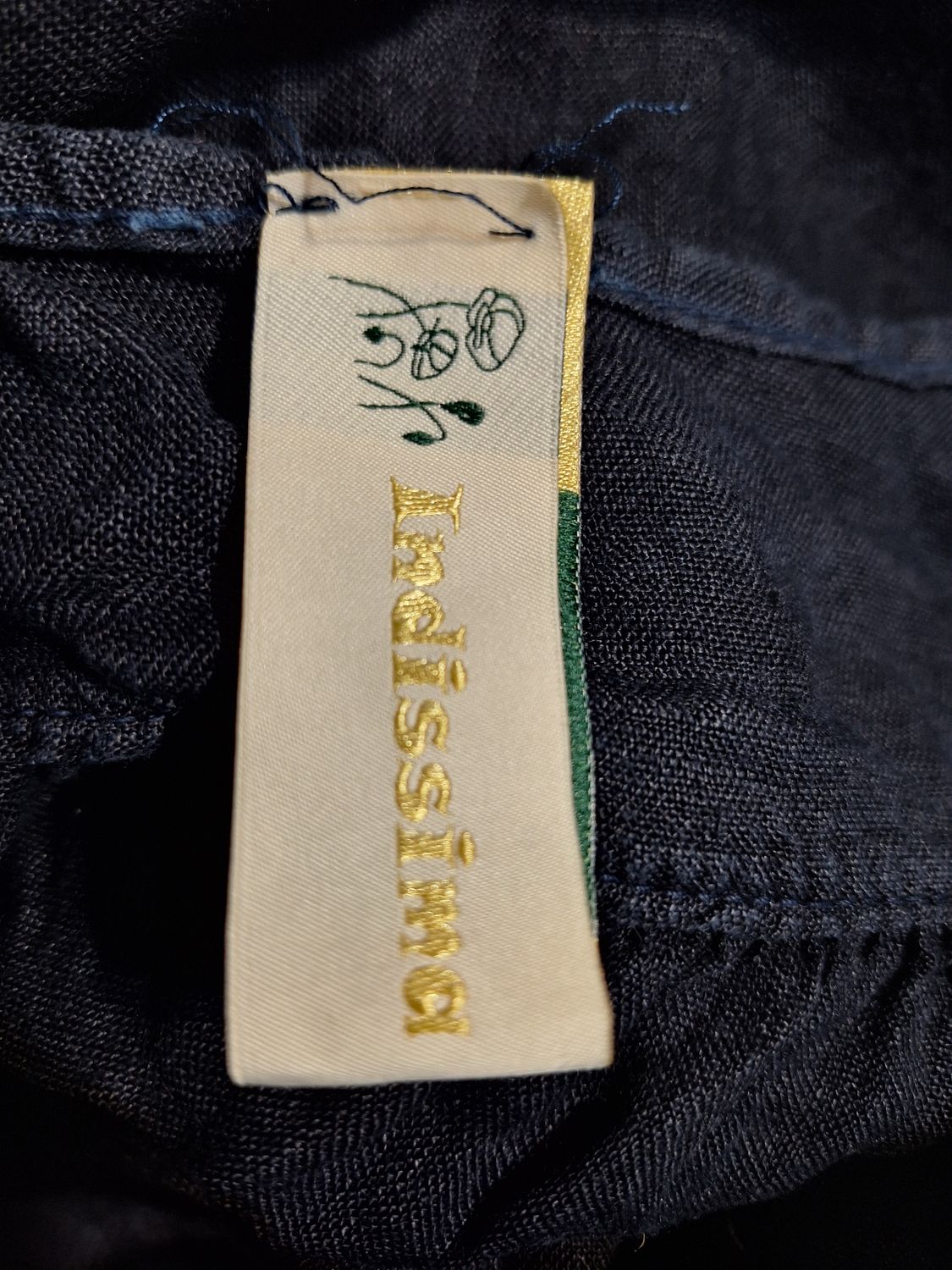 SUKIENKA 100%LEN  MADE IN ITALY