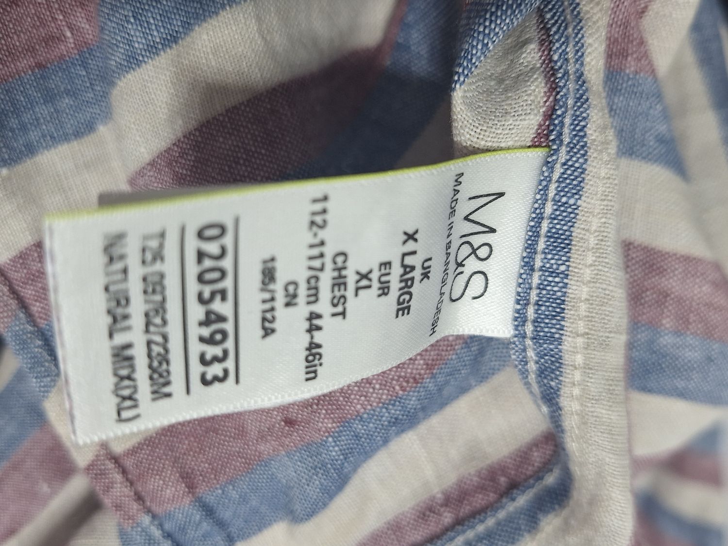 KOSZULA 100%LEN  MARKS &amp; SPENCER