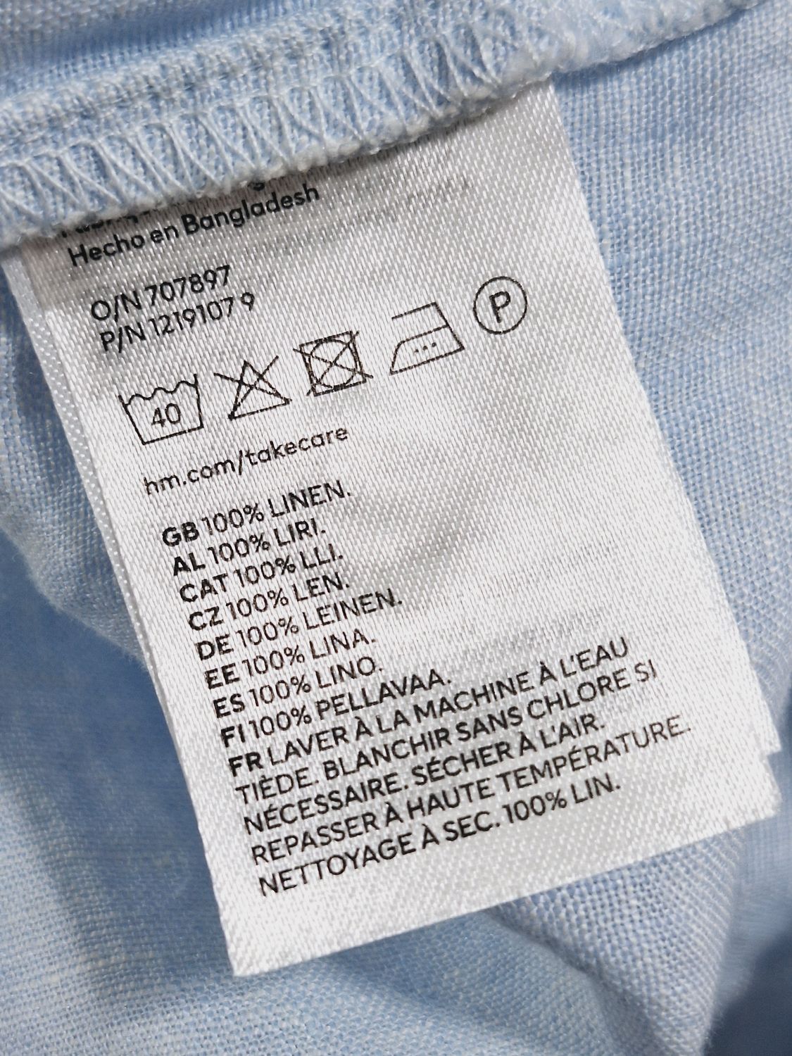 KOSZULA DAMSKA 100% LEN   H&amp;M