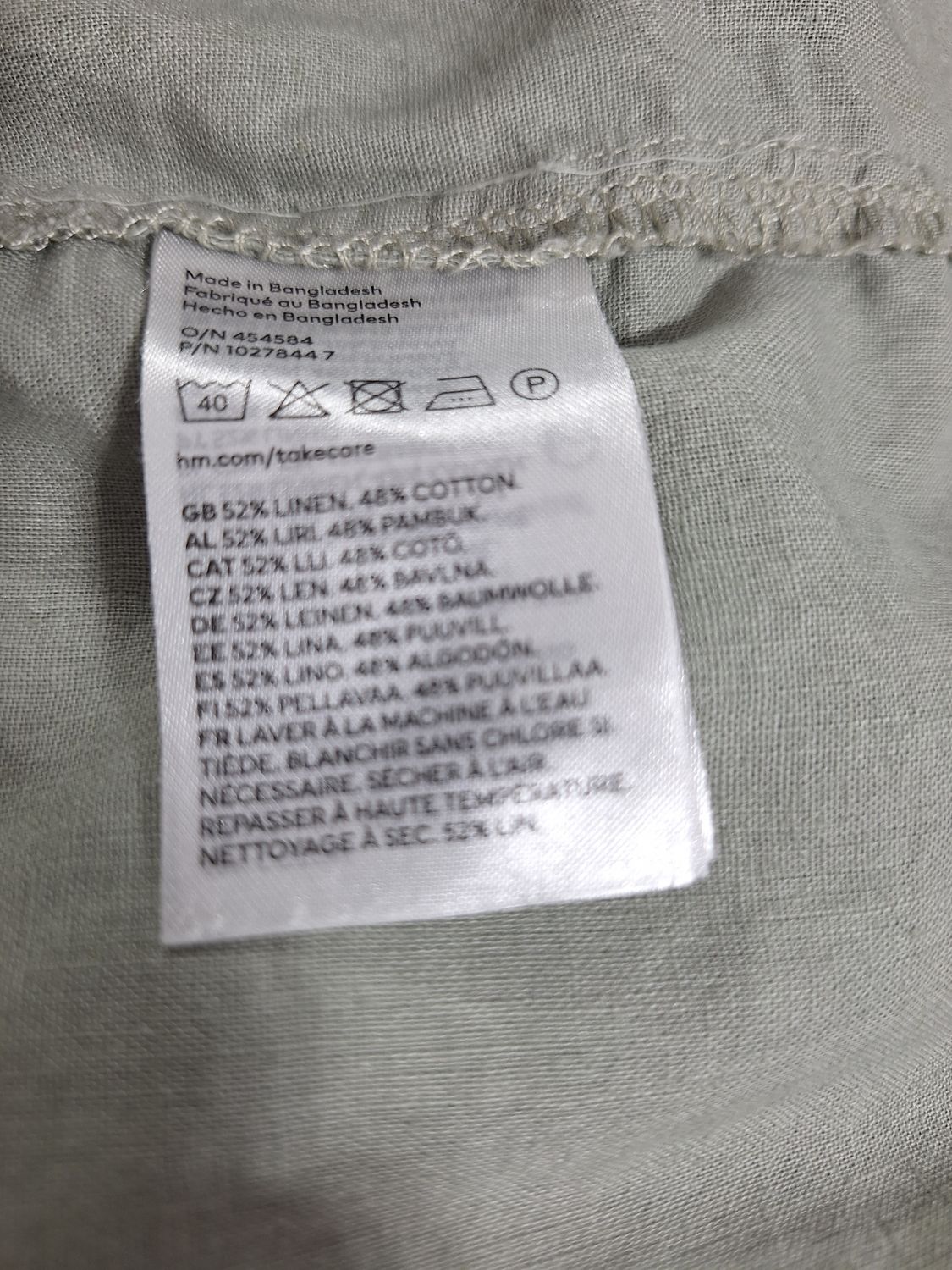 KOSZULA LNIANA  H&amp;M