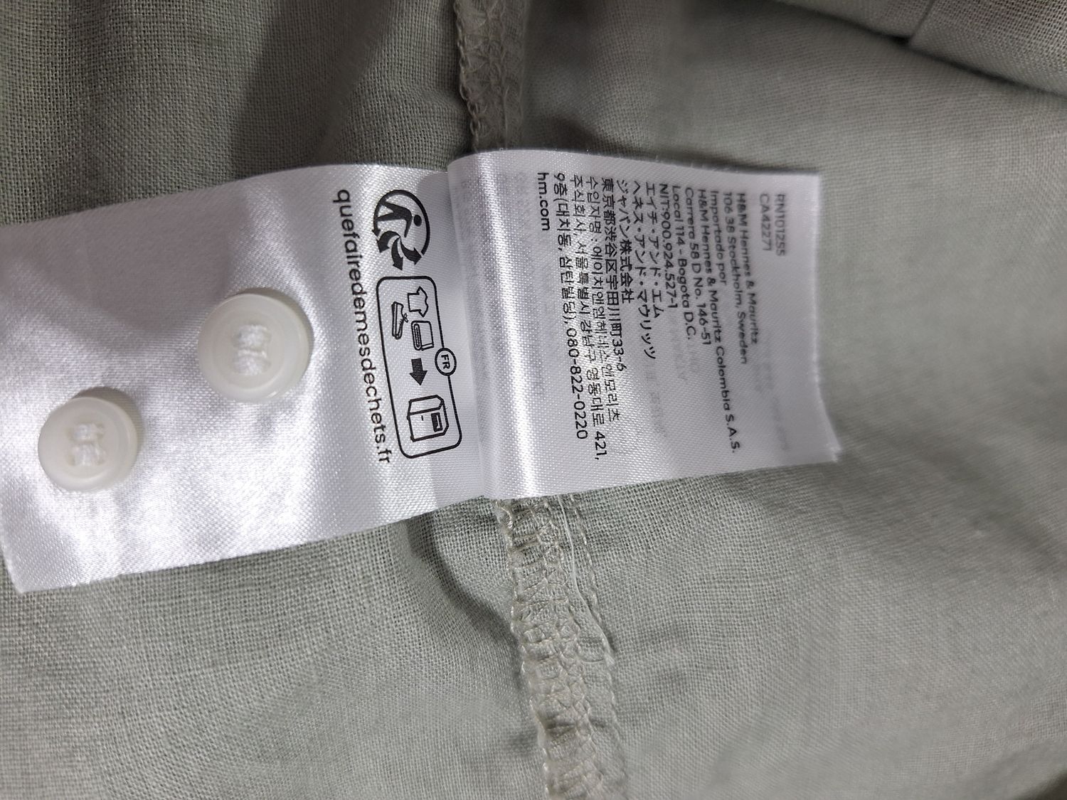 KOSZULA LNIANA  H&amp;M