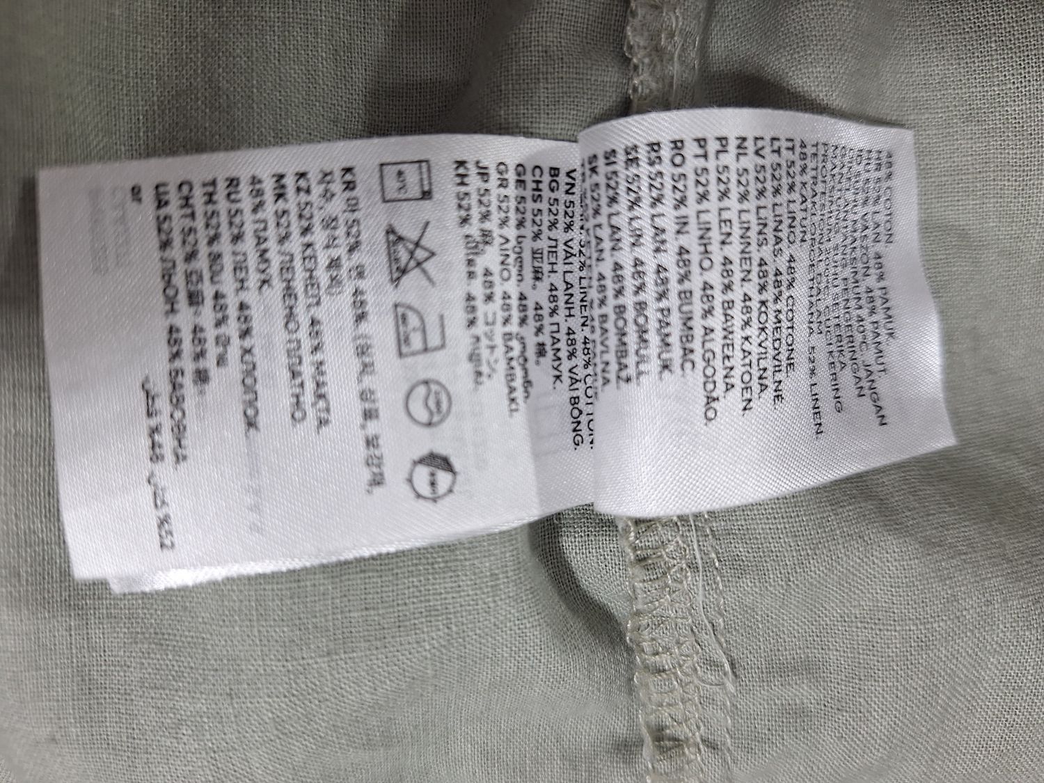 KOSZULA LNIANA  H&amp;M