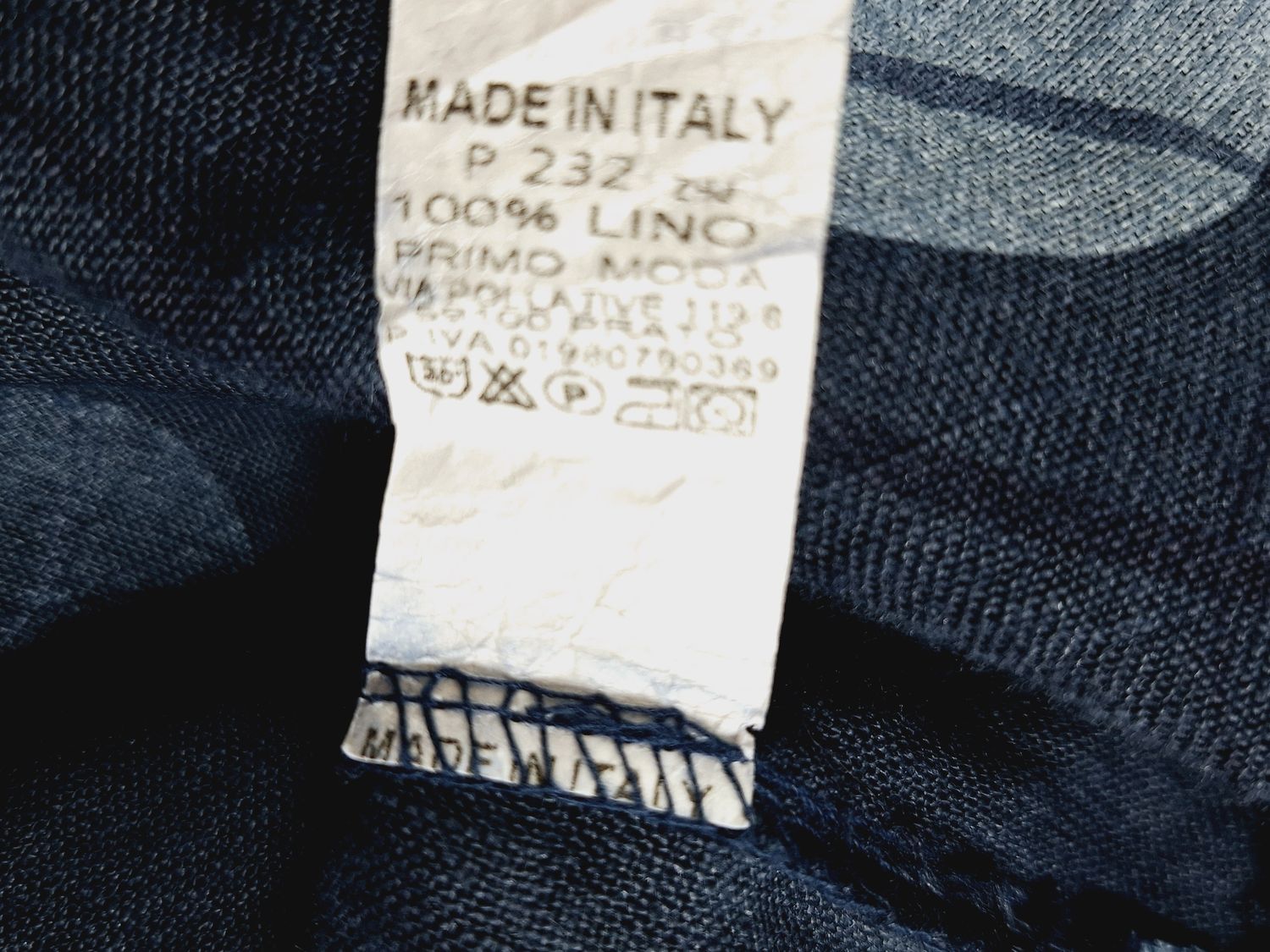 BLUZKA 100% LEN    MADE IN ITALY