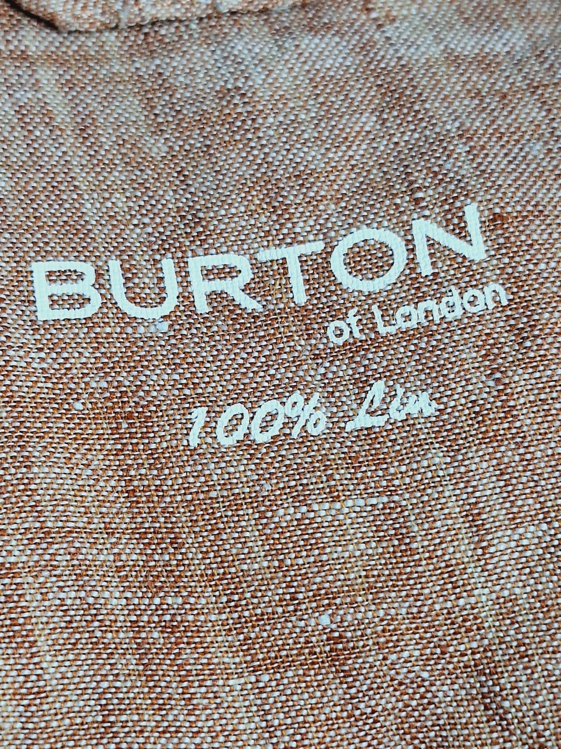 KOSZULA LNIANA 100% LEN  BURTON of LONDON