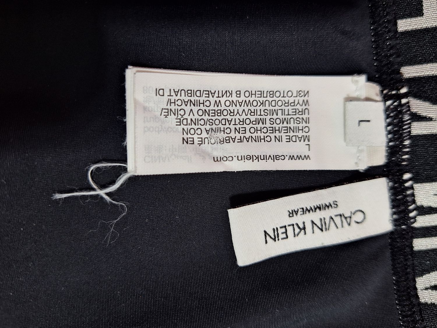 MAJTKI PLAŻOWE DÓŁ DO BIKINI   CALVIN KLEIN