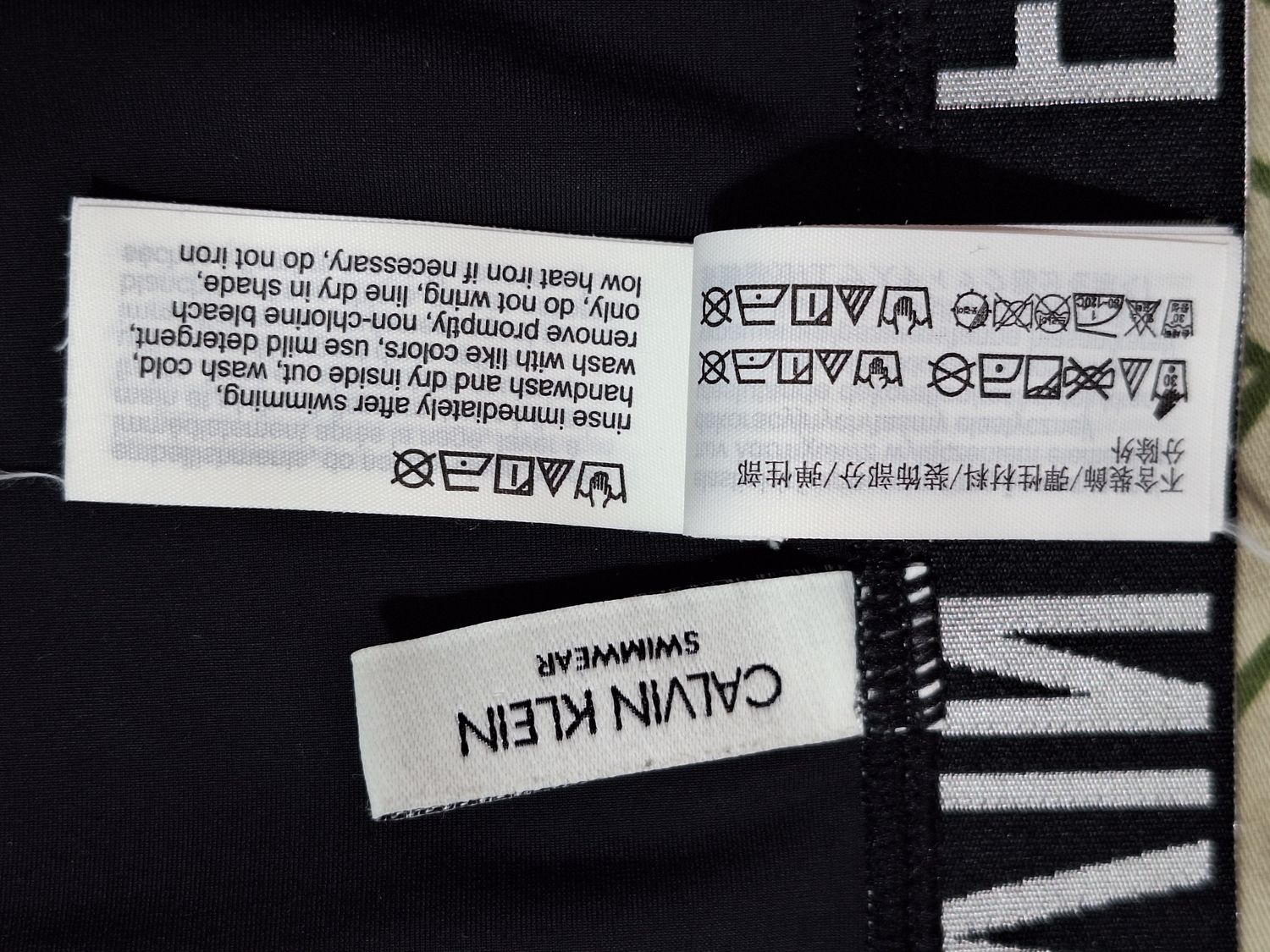 MAJTKI PLAŻOWE DÓŁ DO BIKINI   CALVIN KLEIN
