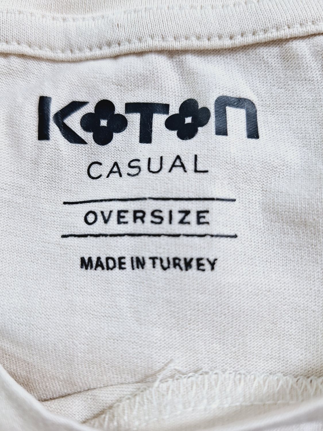 T-SHIRT DAMSKI OVERSIZE   KOTON