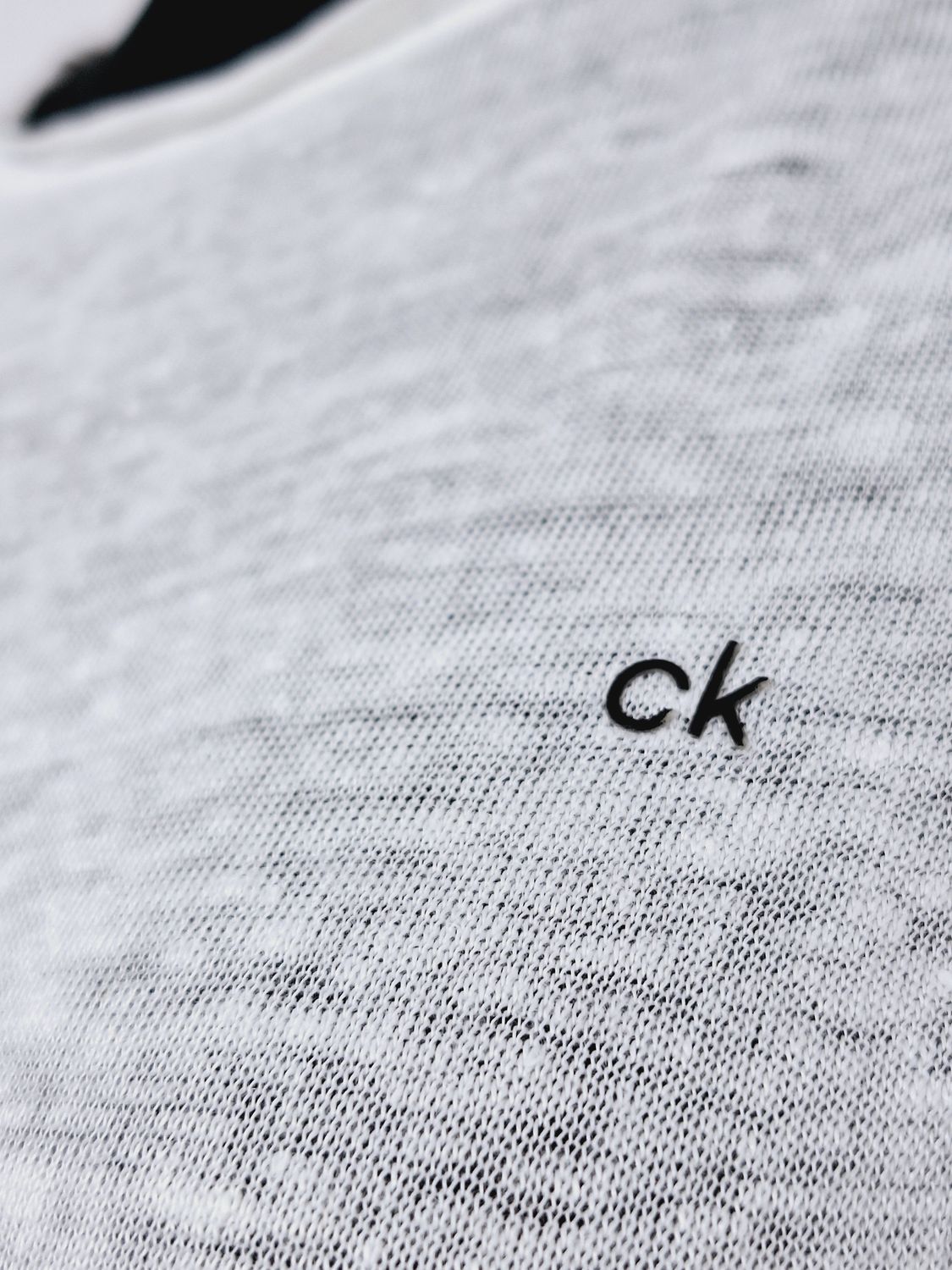 T-SHIRT LNIANY 100% LEN    CALVIN KLEIN