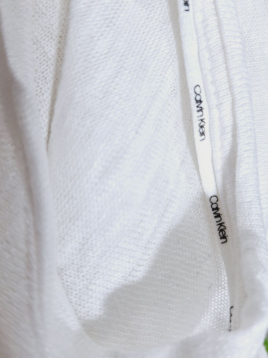 T-SHIRT LNIANY 100% LEN    CALVIN KLEIN