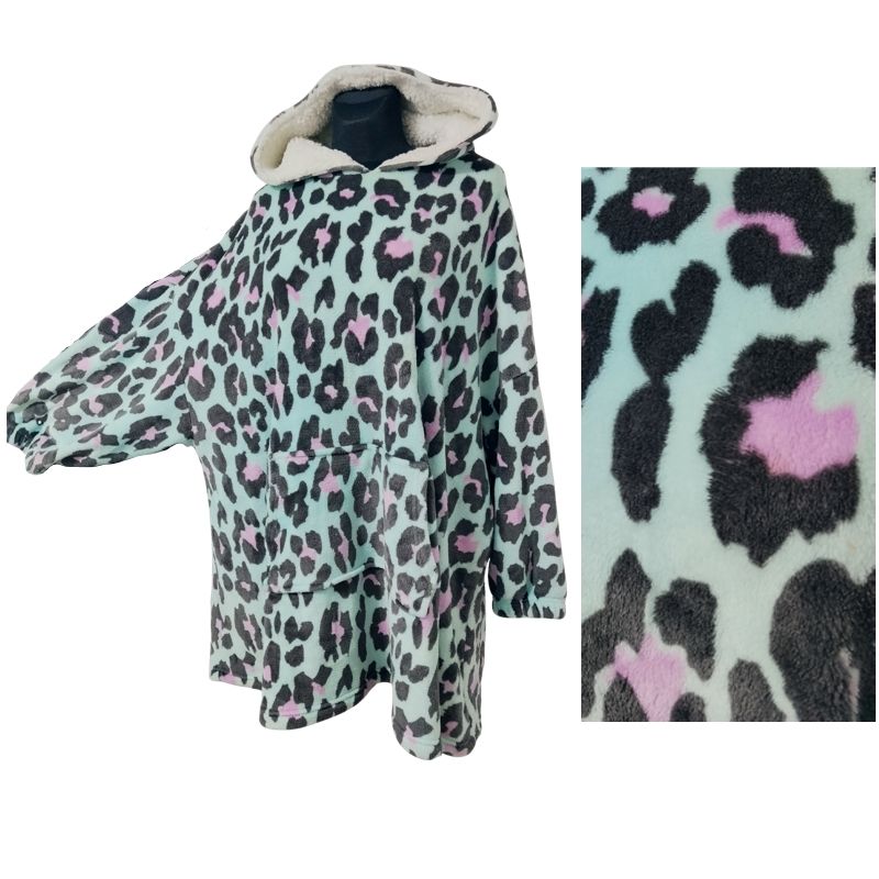 SZLAFROK  BLUZA -KANGURKA - ONE SIZE -  F &amp; F