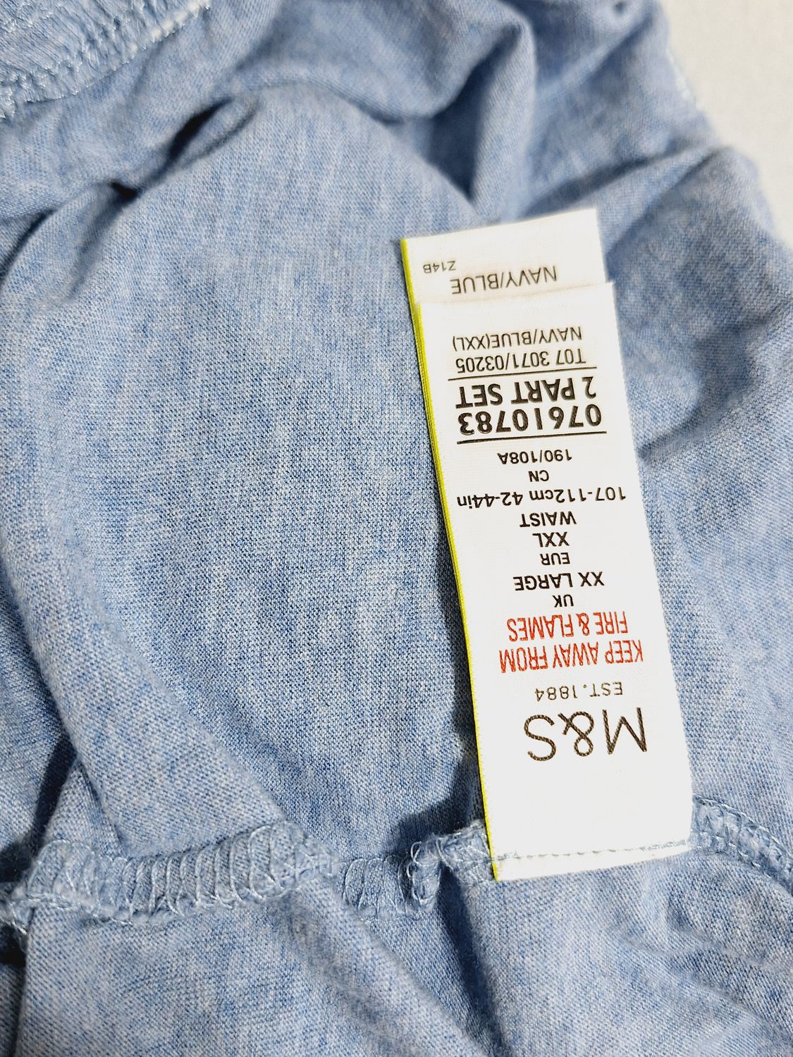 PIZAMA  SPODNIE MĘSKIE   DRESY    M &amp; S