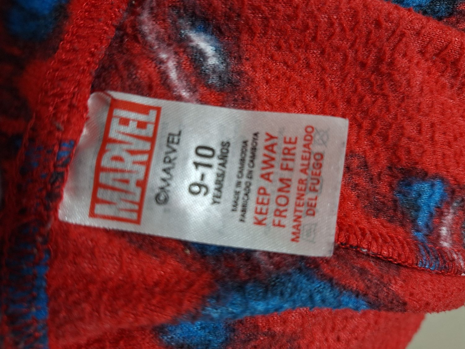 Piżama Kapitan Ameryka Marvel