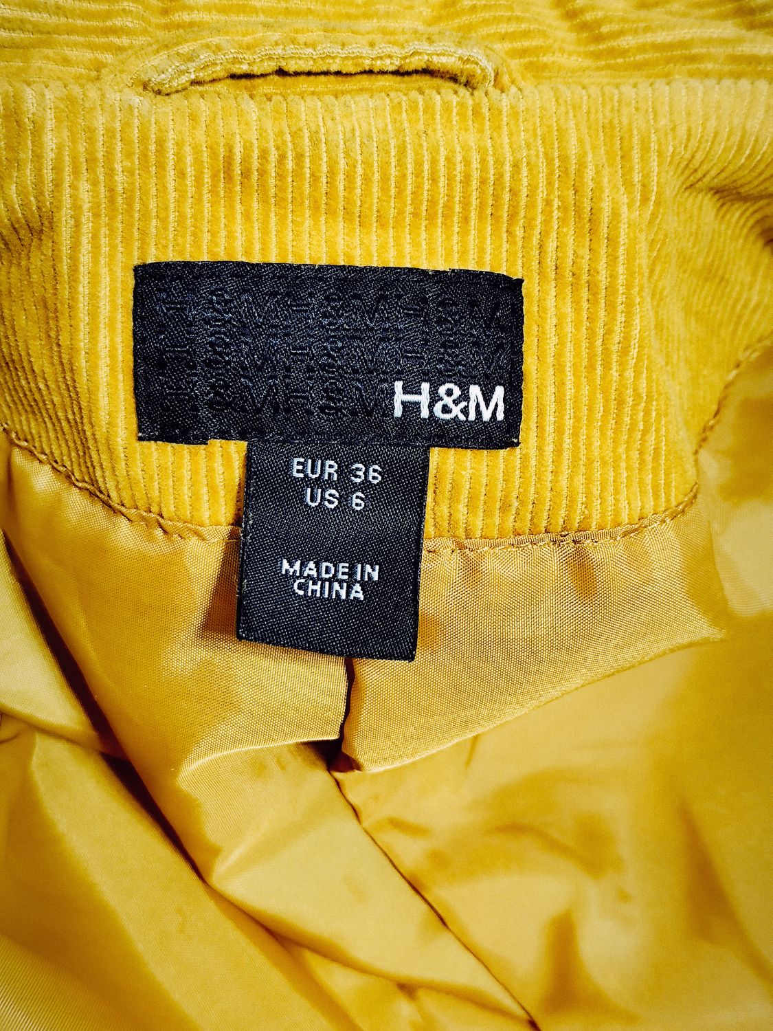 MARYNARKA SZTRUKSOWA  H&amp;M