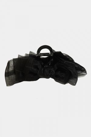 The Allegro Bow Claw Clip - Black