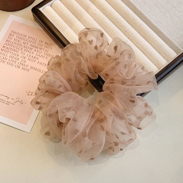 Céline​ Organza Scrunchie - Pink