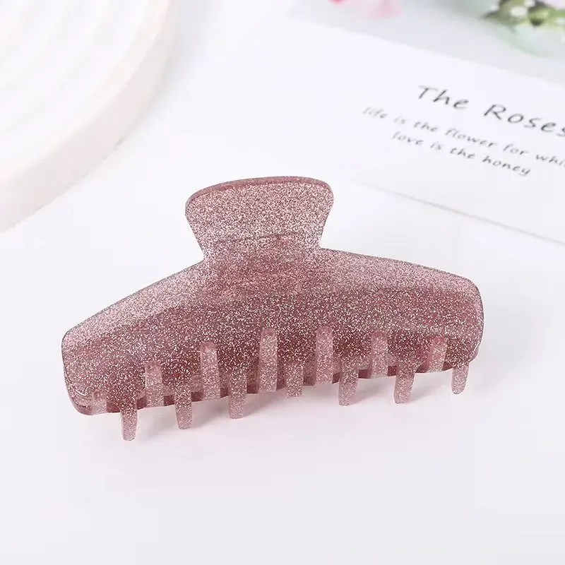 Rose Interval Hair Claw Clip