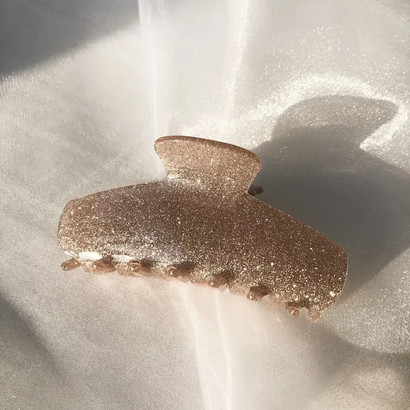 Champagne Interval Hair Claw Clip