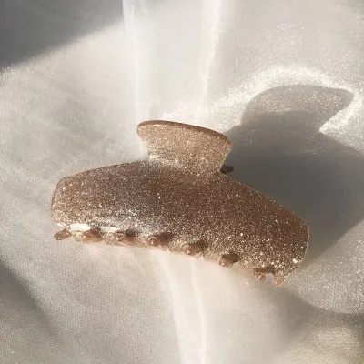 Champagne Interval Claw Clip