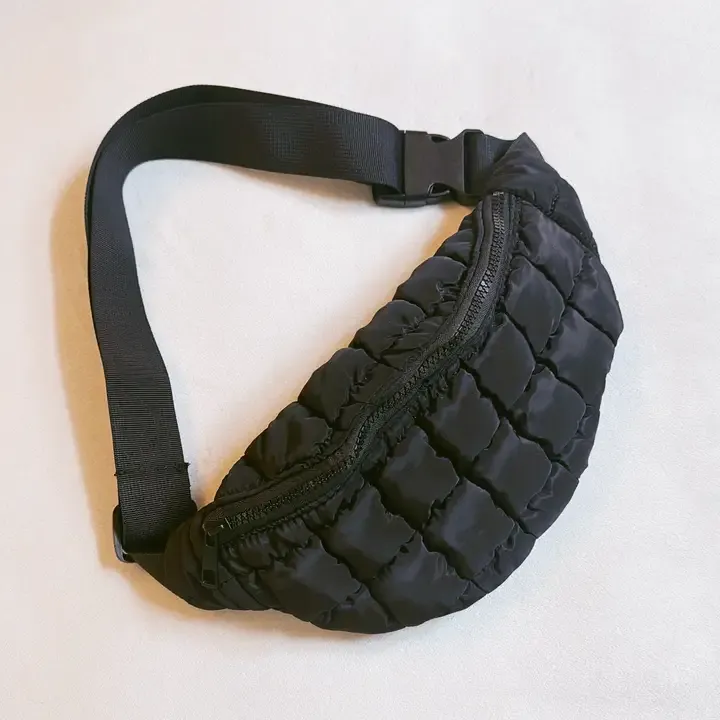 Noir Quilted Sling Bag