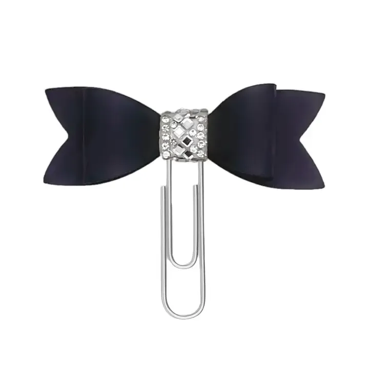 Bow Bookmark - Black
