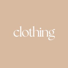 Clothing