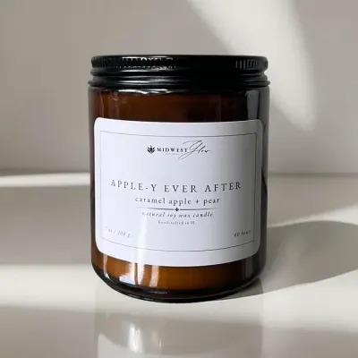 Apple-y Ever After Candle