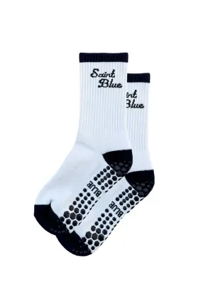 Saint Blue Crew Sock