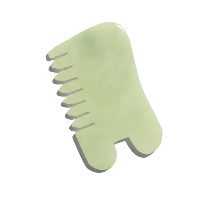 Island Jade Gua Sha + Massage Comb