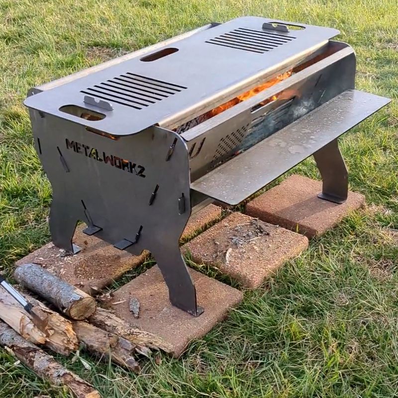 Fire Pit & Grill - 3/16" Steel